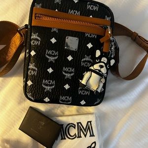 MCM Visetos Crossbody Messenger